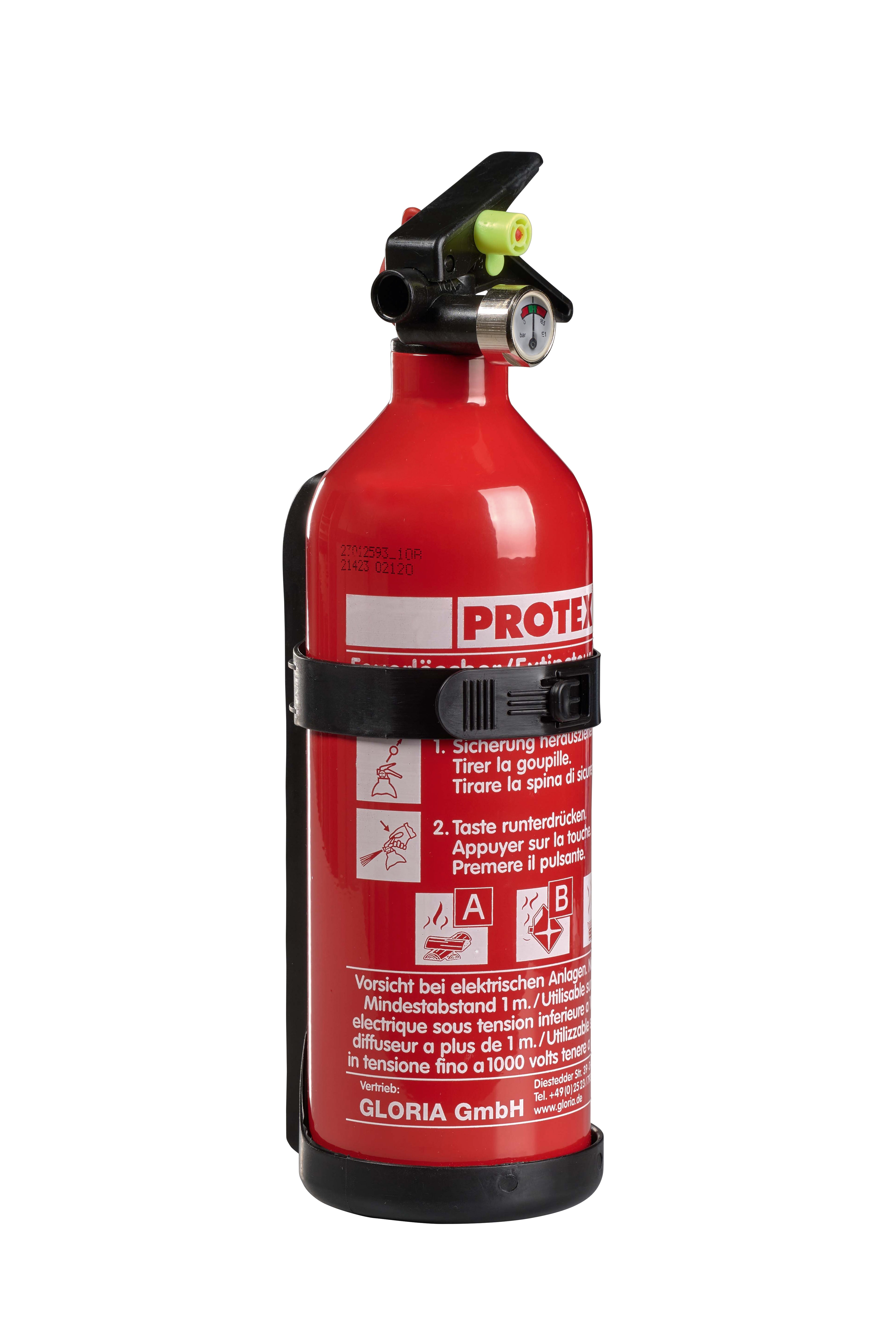 Autopulverfeuerlöscher PS1-X PROTEX 1kg