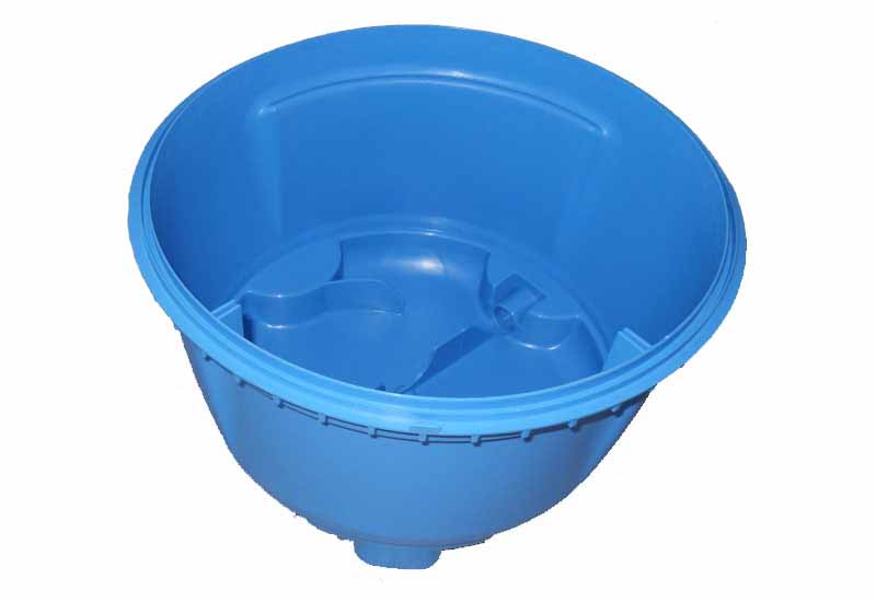 Filterbehälter, blau