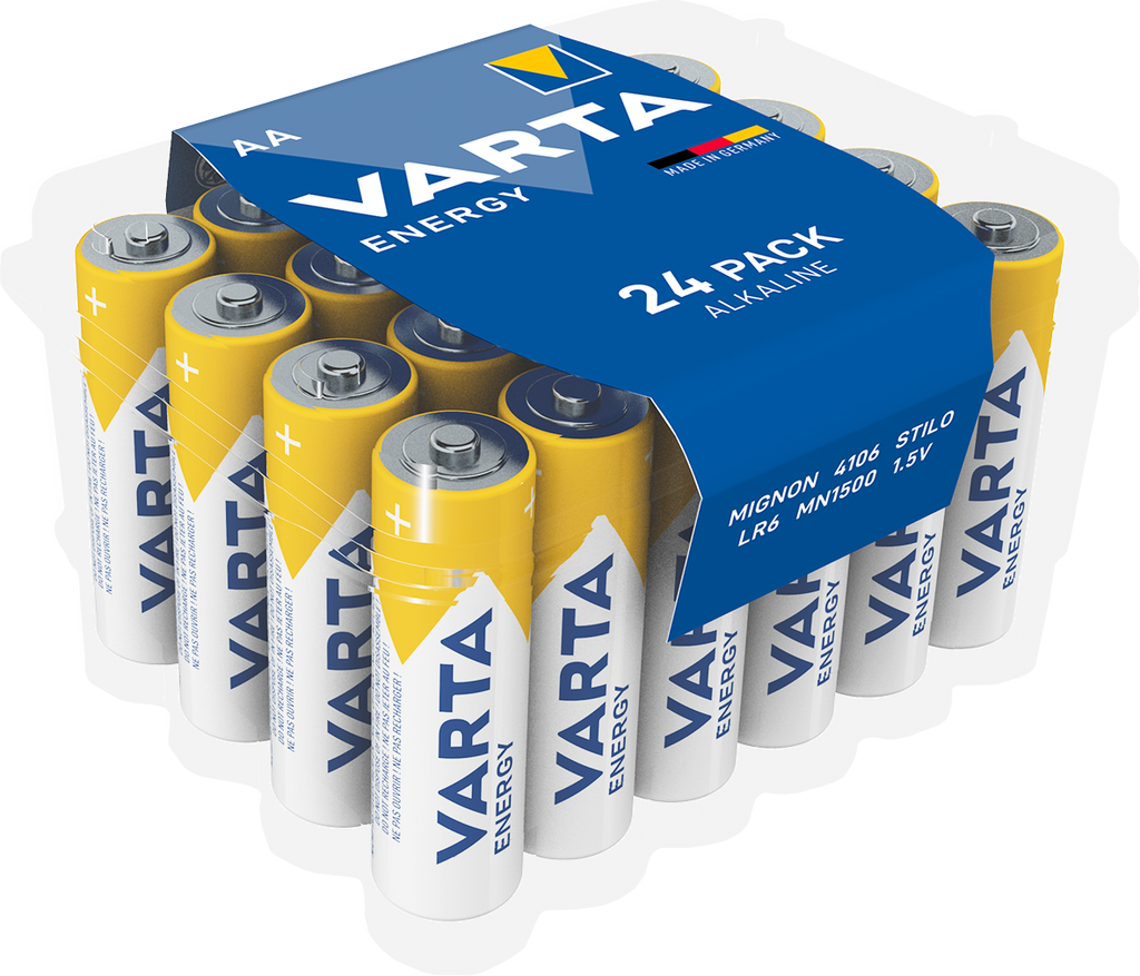 24 Batterien Energy Mignon AA