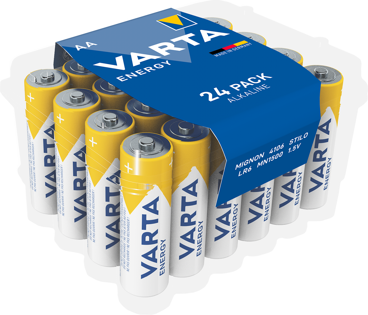24 Batterien Energy Mignon AA