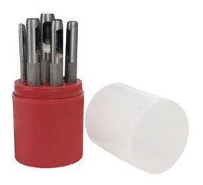 Locheisensatz 9 tlg., 2,5 - 10 mm