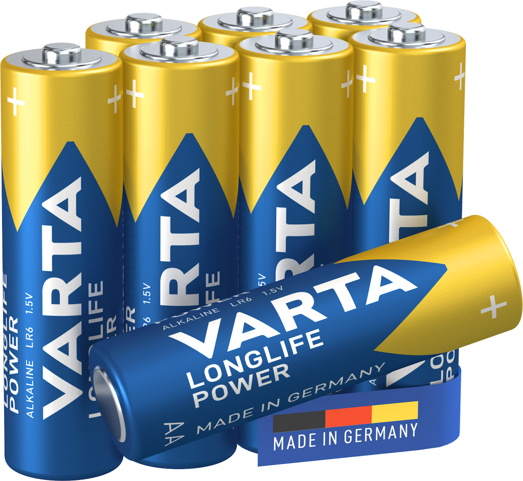 8 Batterien High Energy Mignon AA