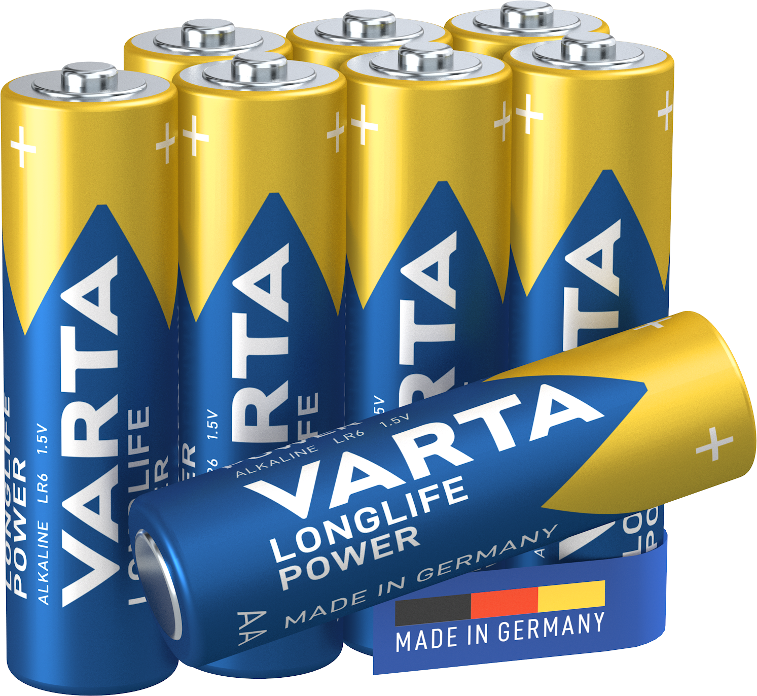 8 Batterien High Energy Mignon AA