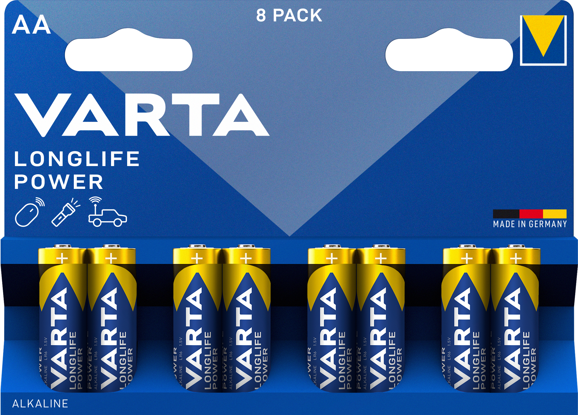 8 Batterien High Energy Mignon AA