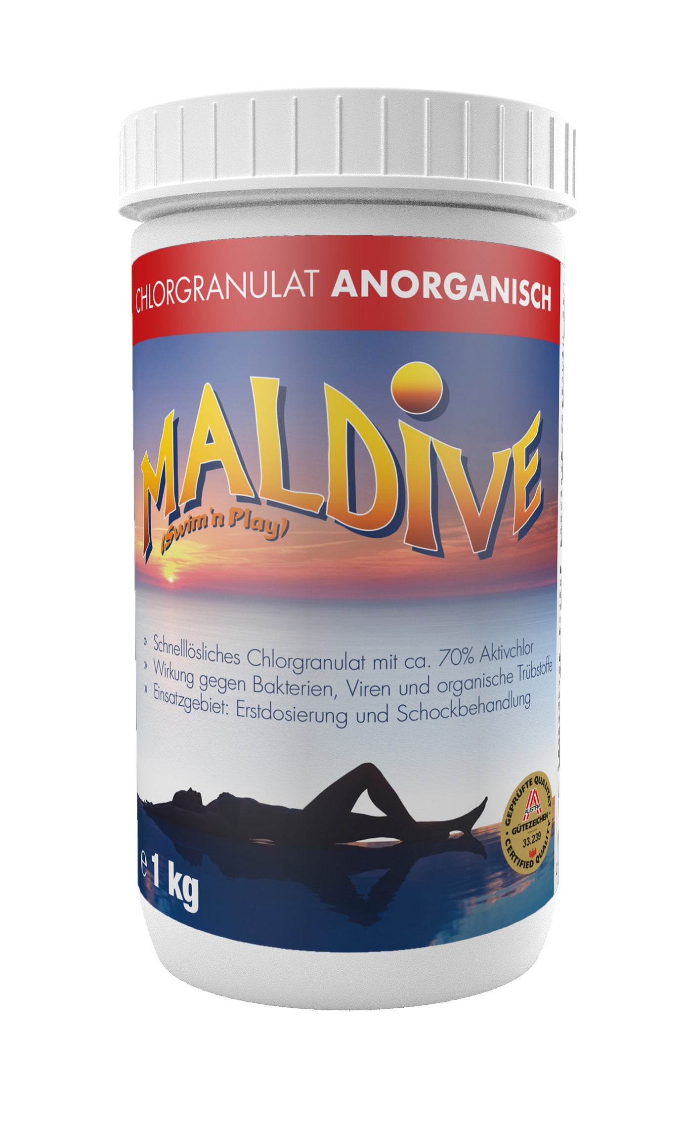 Chlorgranulat anorganisch, 1 kg