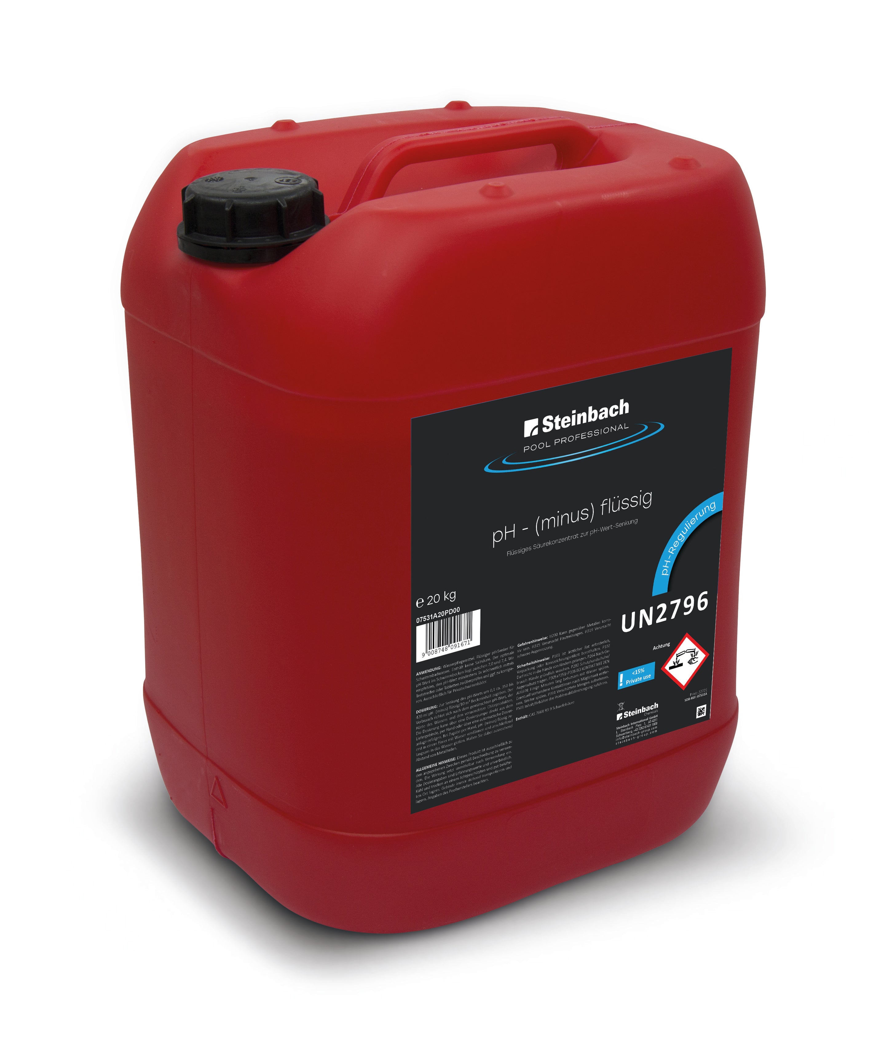 pH-Senker flüssig, 20 l
