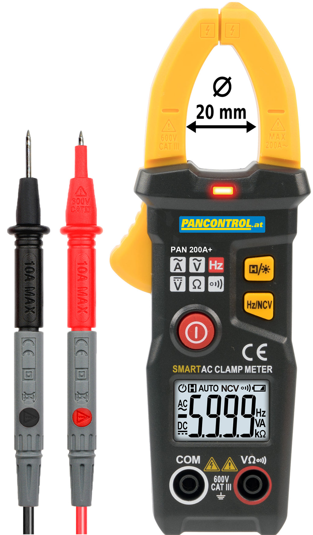 Digital-Stromzange 200A AC