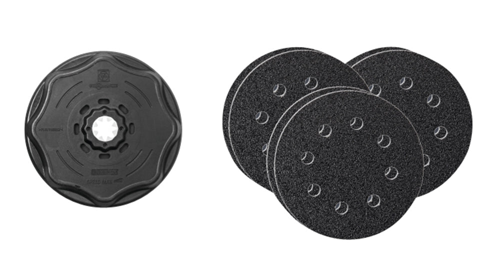 Schleifteller-Set 115 mm Ø 7-tlg.