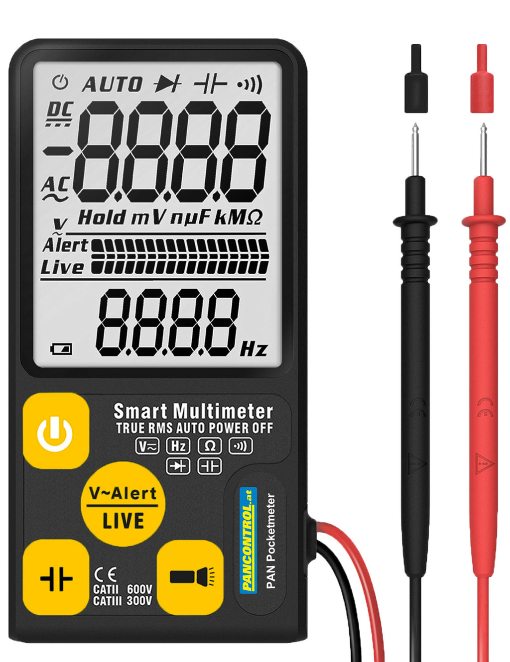 Taschen-Multimeter True RMS 300V CAT III
