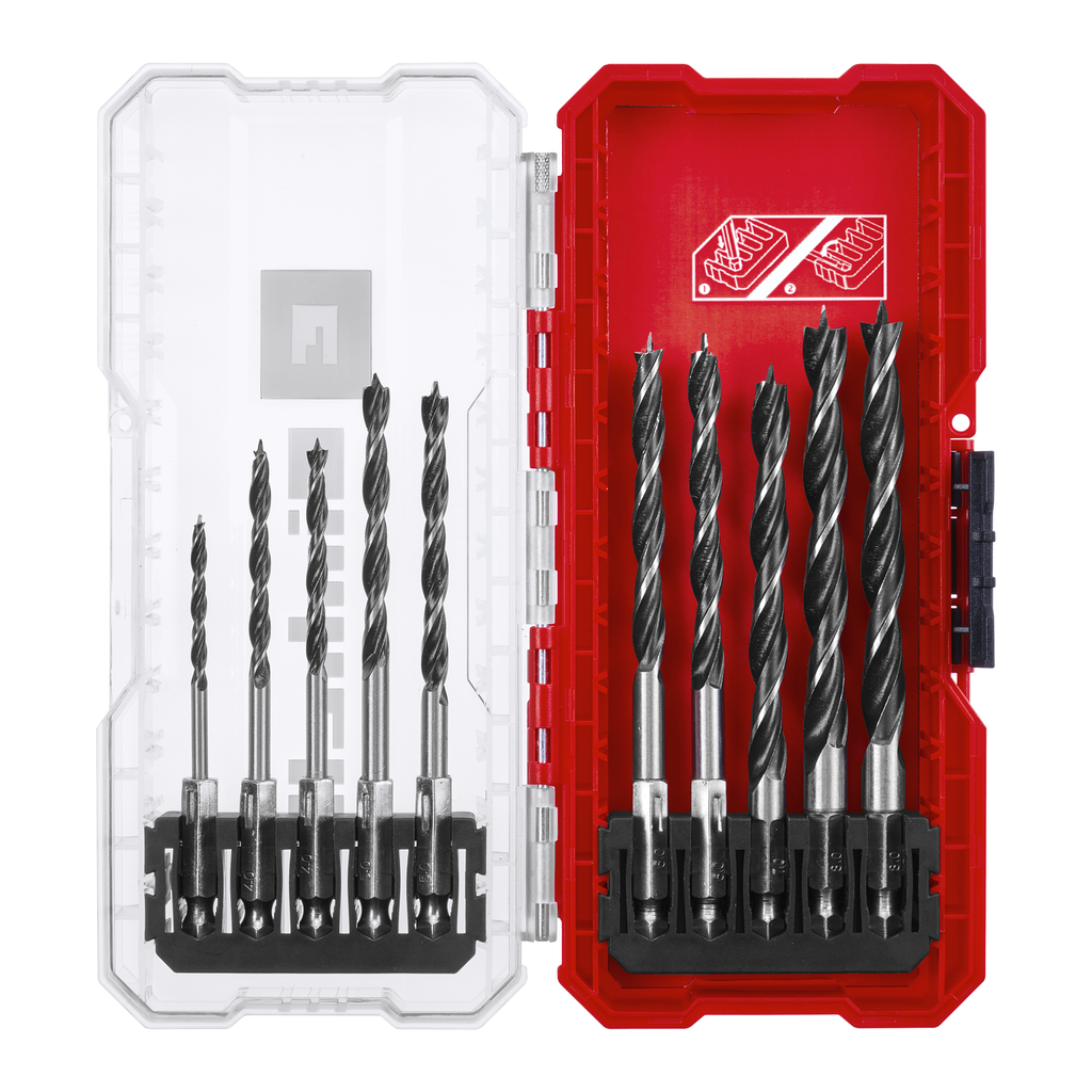 S-CASE Holzbohrer-Set, 10-tlg.