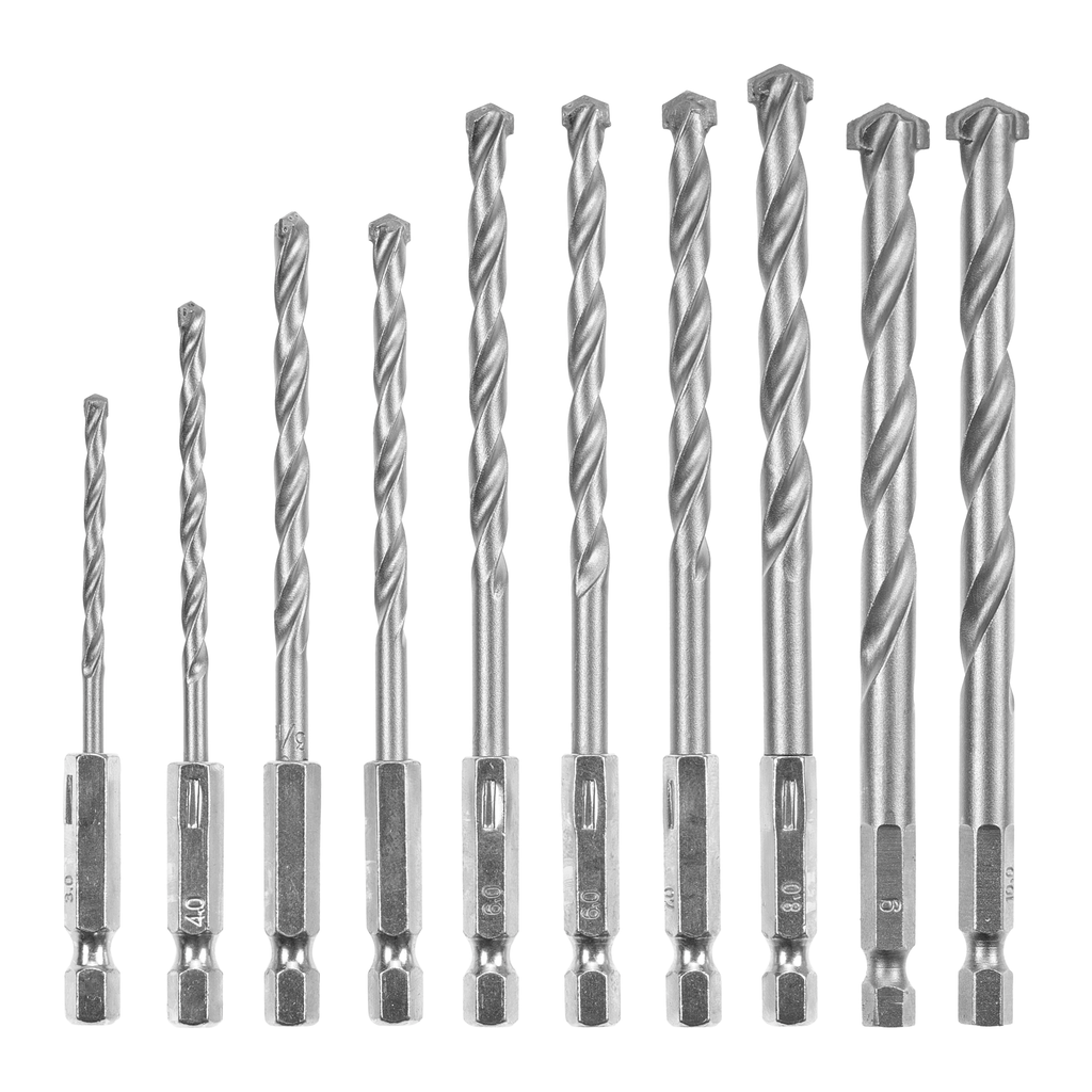 S-CASE Steinbohrer-Set, 10-tlg.