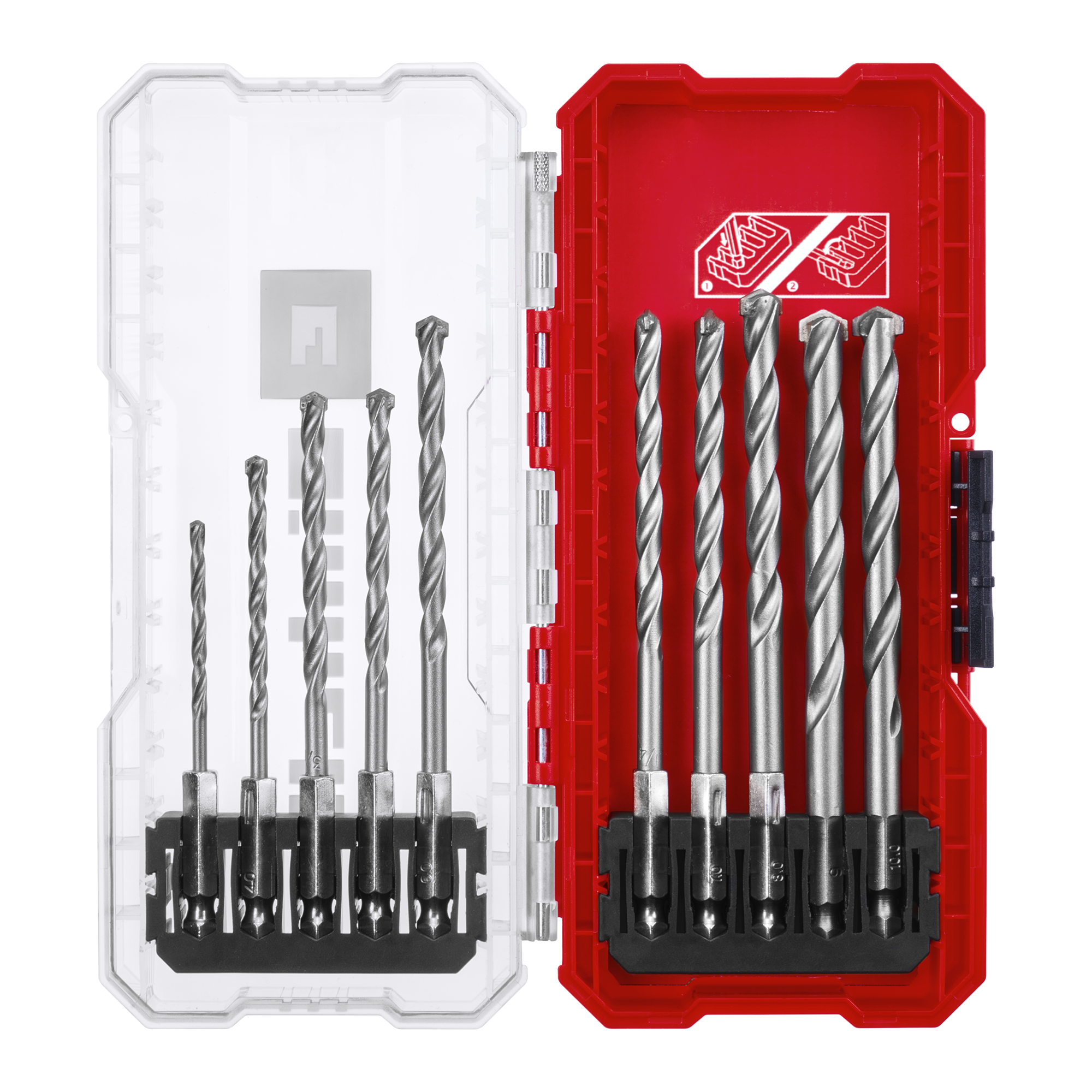 S-CASE Steinbohrer-Set, 10-tlg.