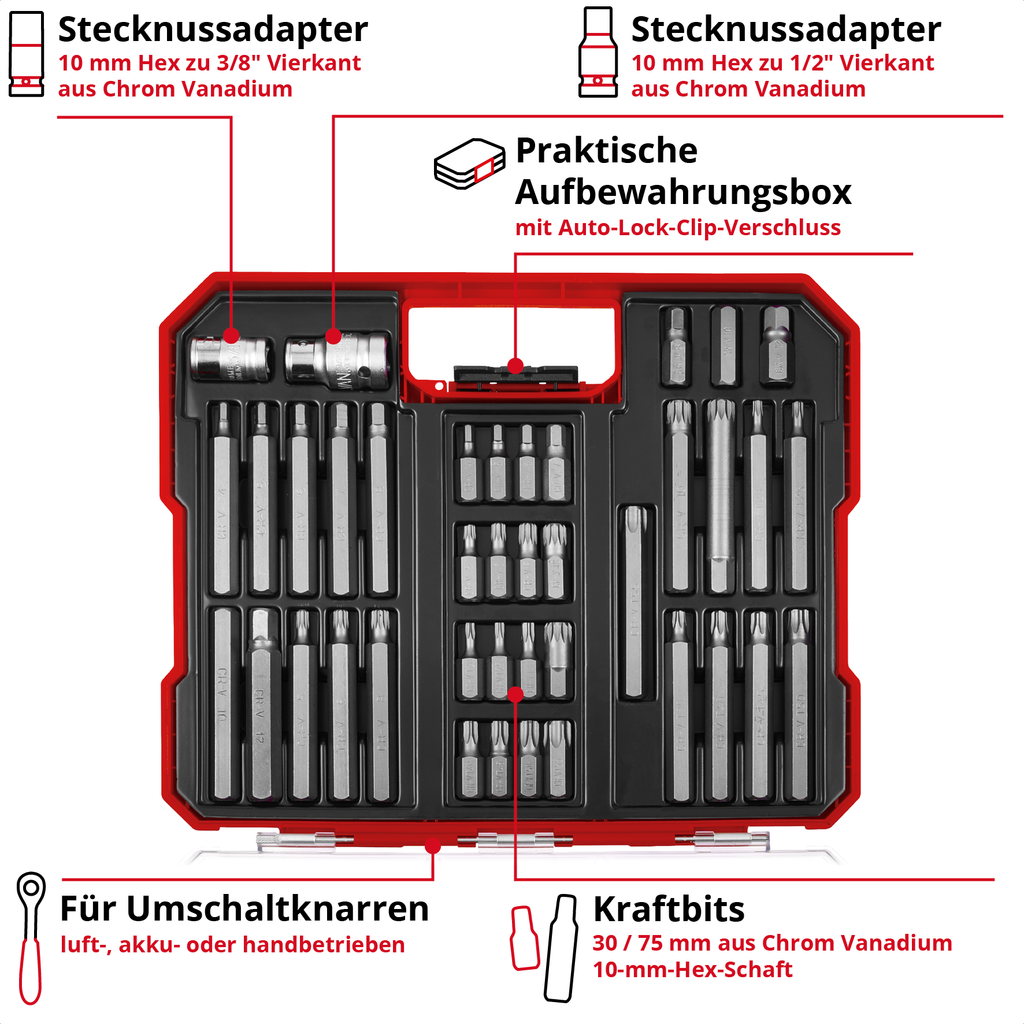 XL-CASE KFZ-Bit-Set, 40-tlg.
