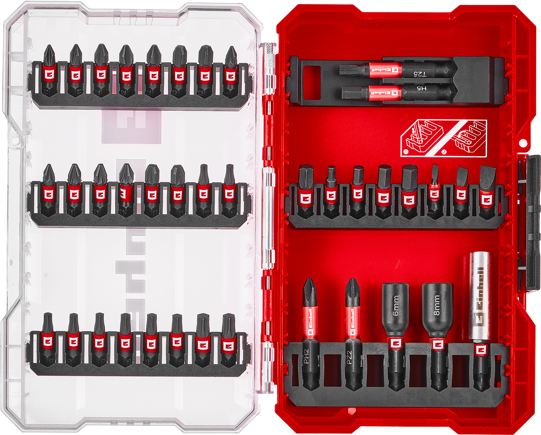 M-CASE Impact-Bit-Set, 39-tlg.
