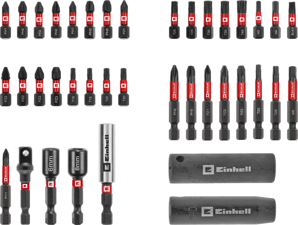 M-CASE 39-tlg. Impact-Bit- und Stecknuss-Set