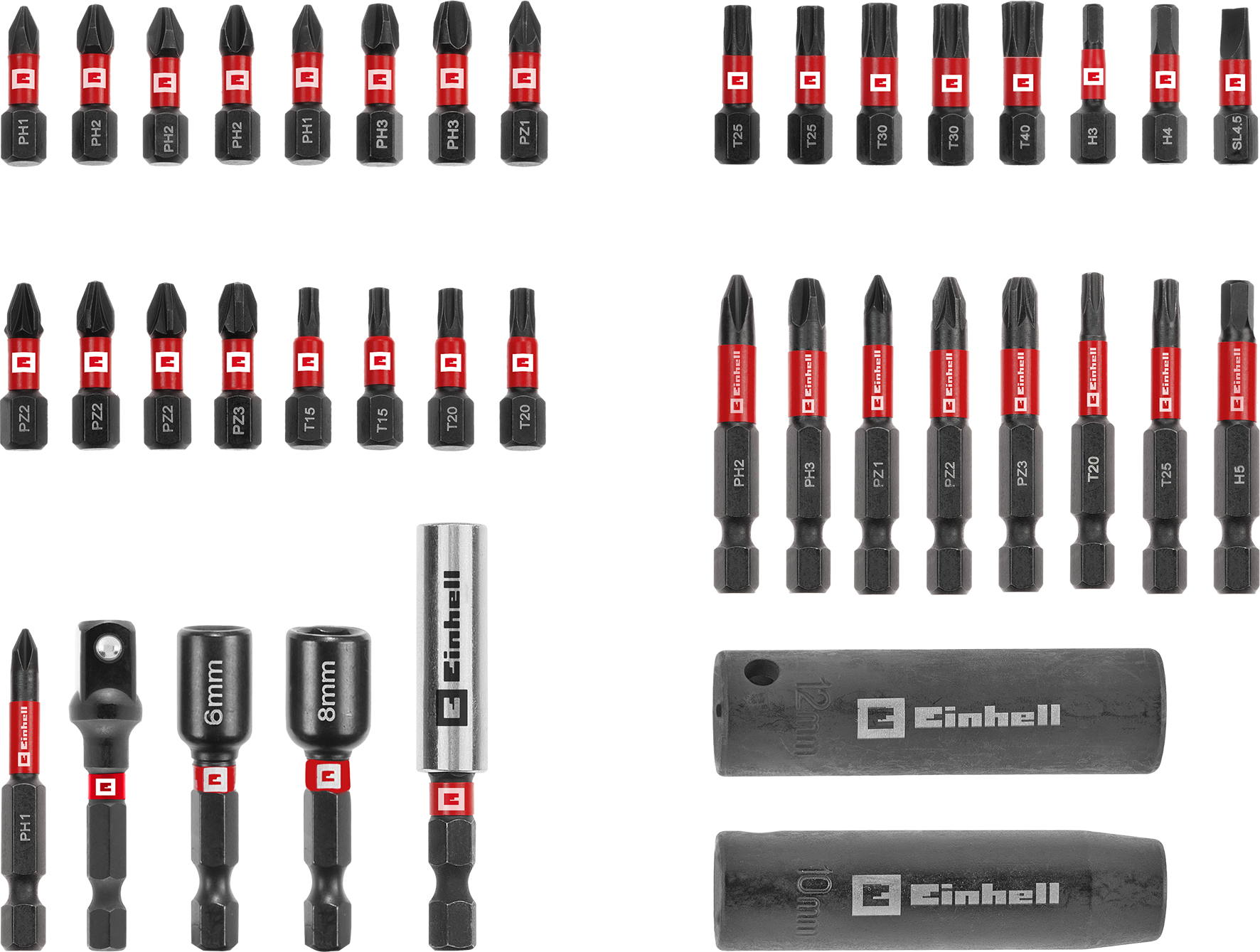 M-CASE 39-tlg. Impact-Bit- und Stecknuss-Set
