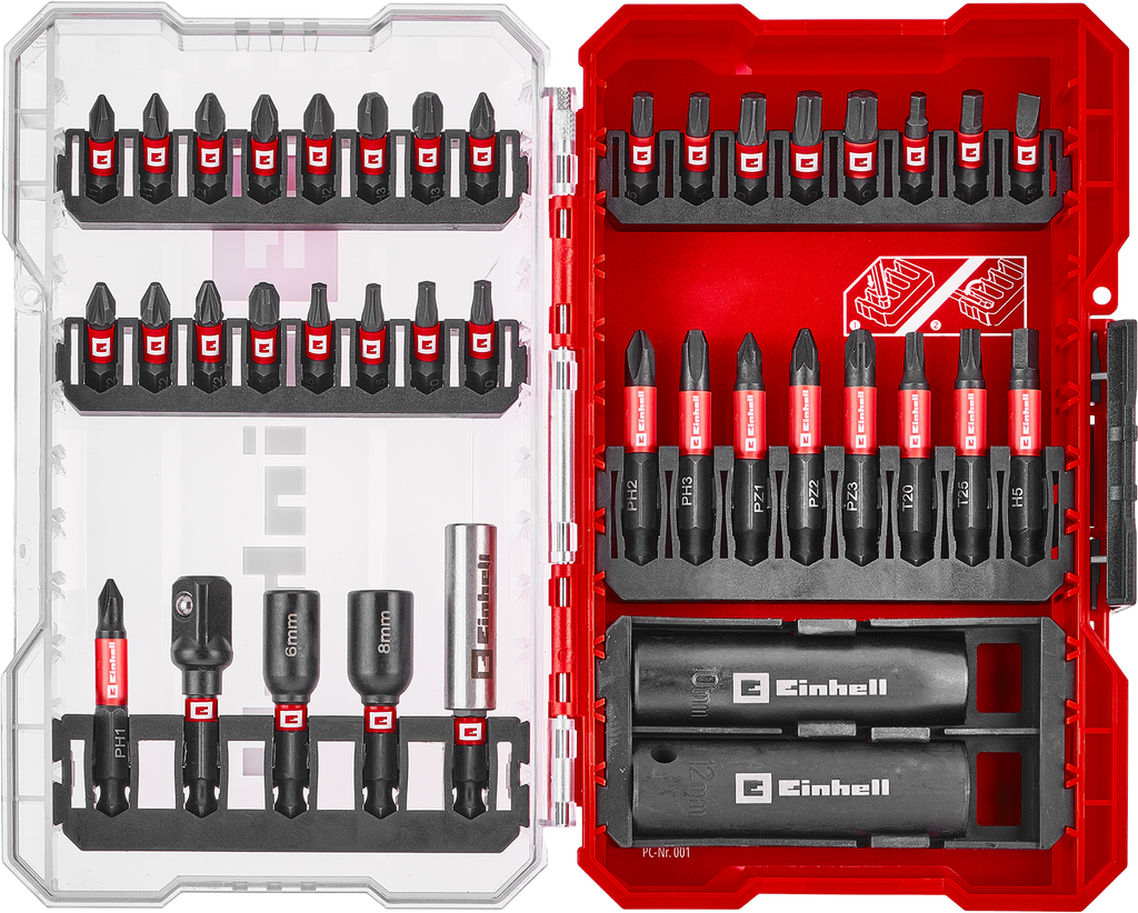 M-CASE 39-tlg. Impact-Bit- und Stecknuss-Set