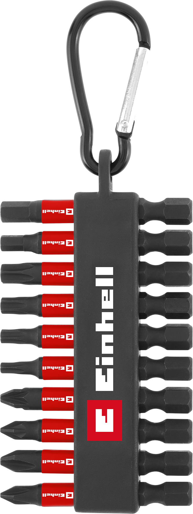 Impact-Bit-Set im Taschenformat mit Karabiner, 10-tlg.