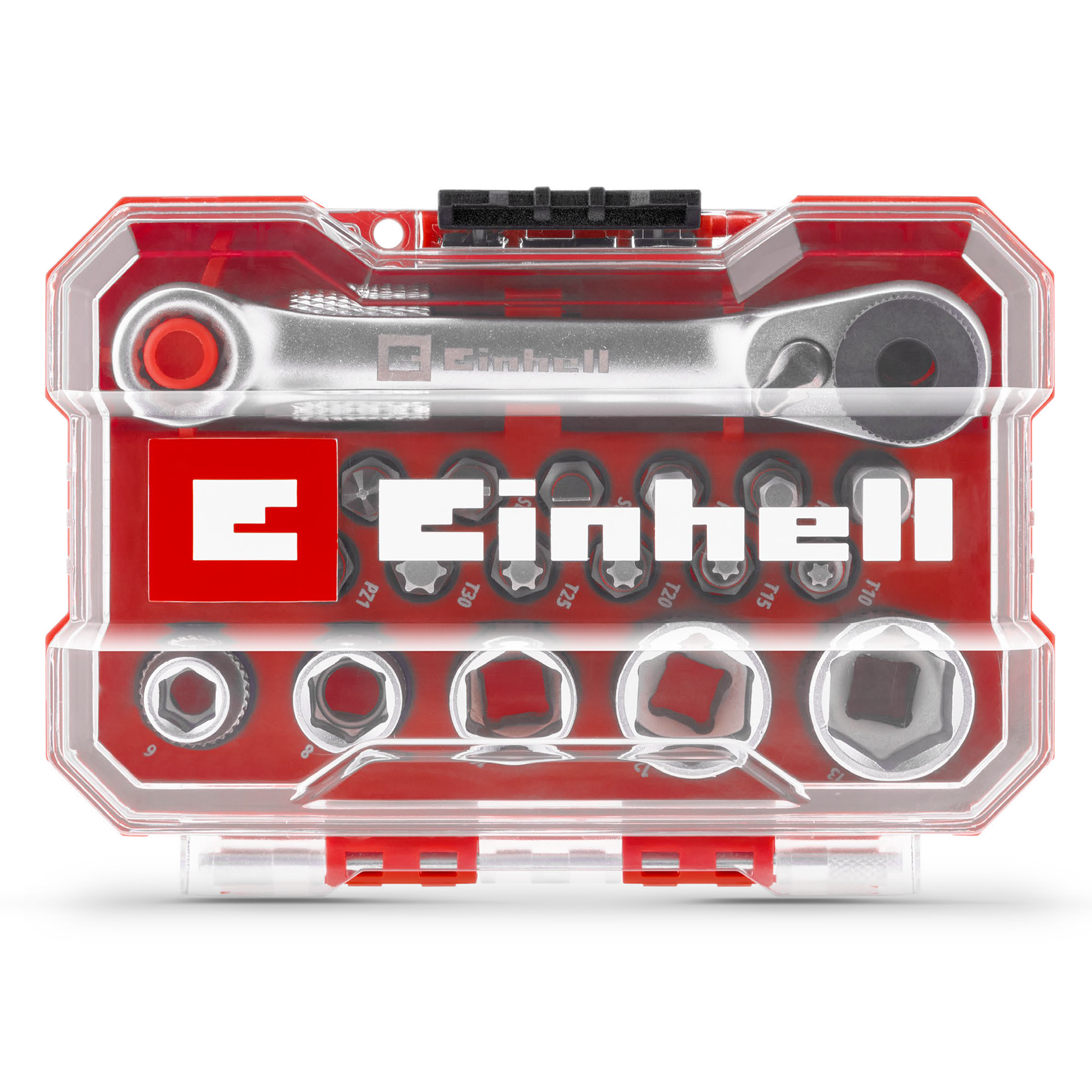 Einhell XS-CASE 21-tlg. Bit- und Steckschlüssel-Set