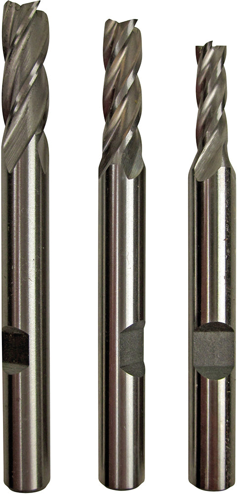 3 Schaftfräser 4 - 6 mm