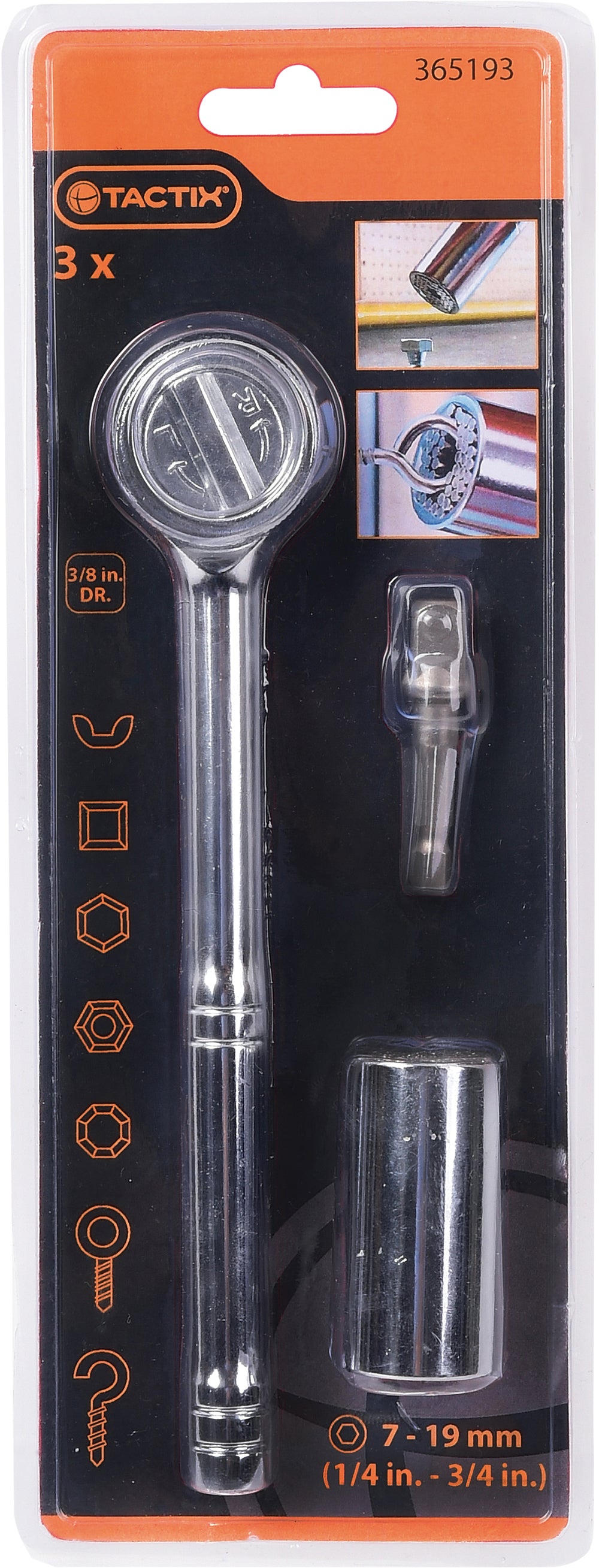 Universal-Schlüssel 3/8"