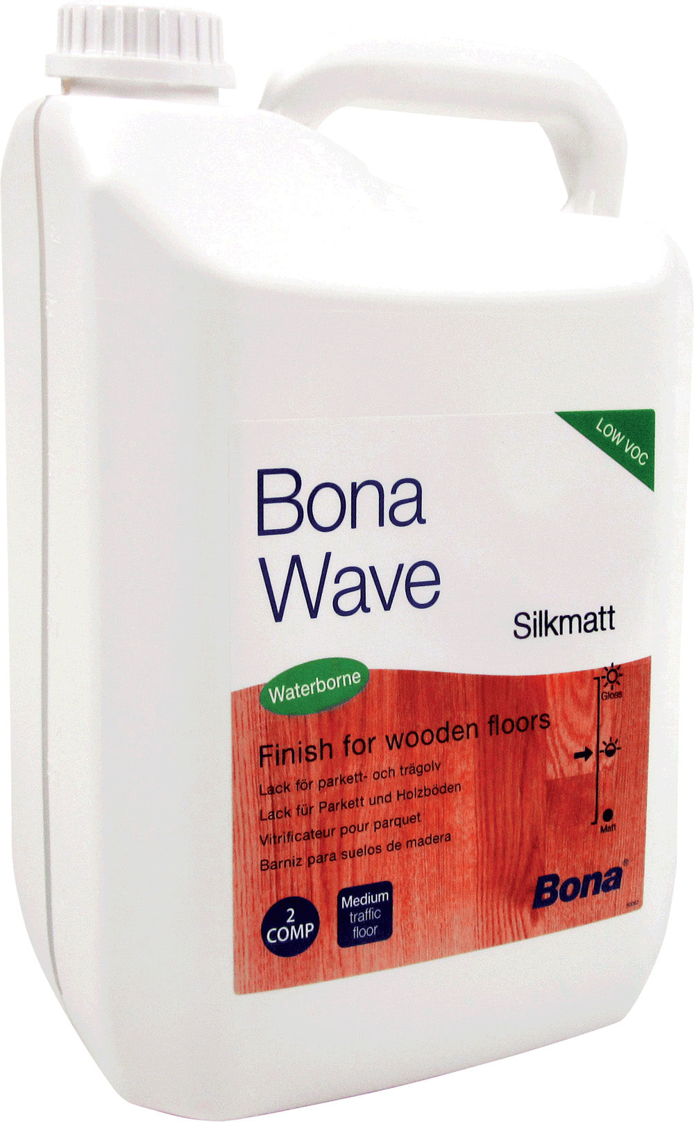 2-Komponenten-Polyurethan- Wasserdecklack Wave seidenmatt