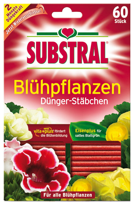 60 Dünger-Stäbchen Blühpflanzen