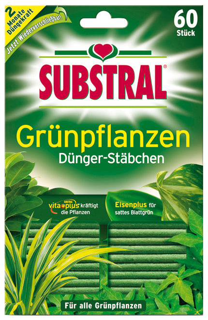 60 Dünge-Stäbchen Grünpflanzen