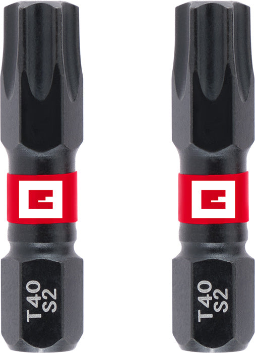 Impact-Bits mit Doppel-Torsion, 2-tlg., 30 mm, T40
