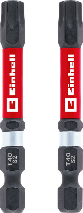 Impact-Bits mit Doppel-Torsion, 2-tlg., 60 mm, T40