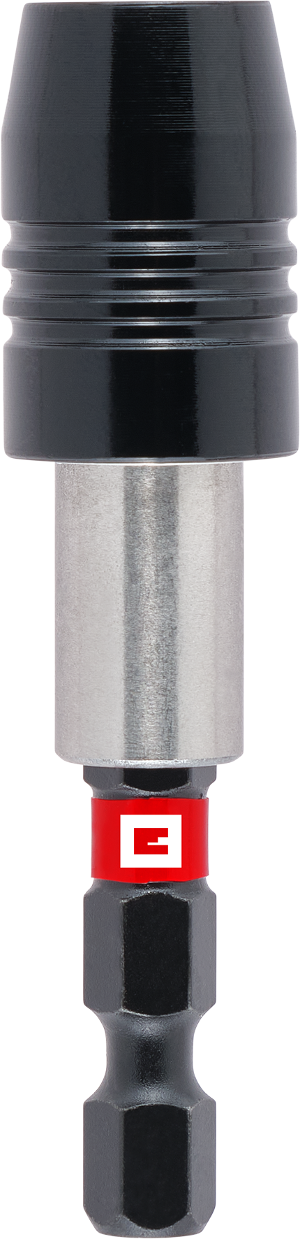 Impact-Schnellwechselbithalter mit 1/4" E 6.3 Schaft, 65 mm