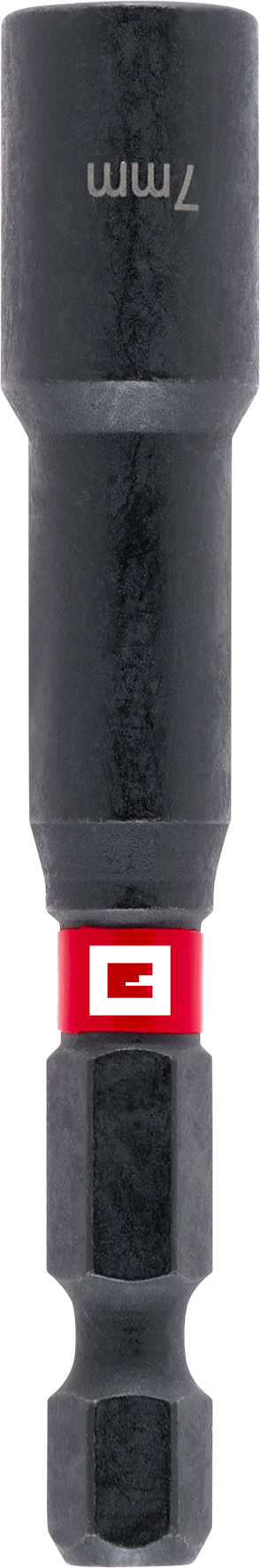 Magnetische Impact-Sechskant-Steckschlüssel mit 1/4" E 6.3 Schaft, 7 mm