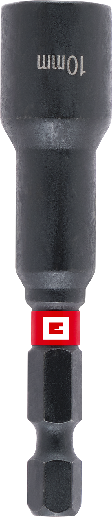 Magnetische Impact-Sechskant-Steckschlüssel mit 1/4" E 6.3 Schaft, 10 mm