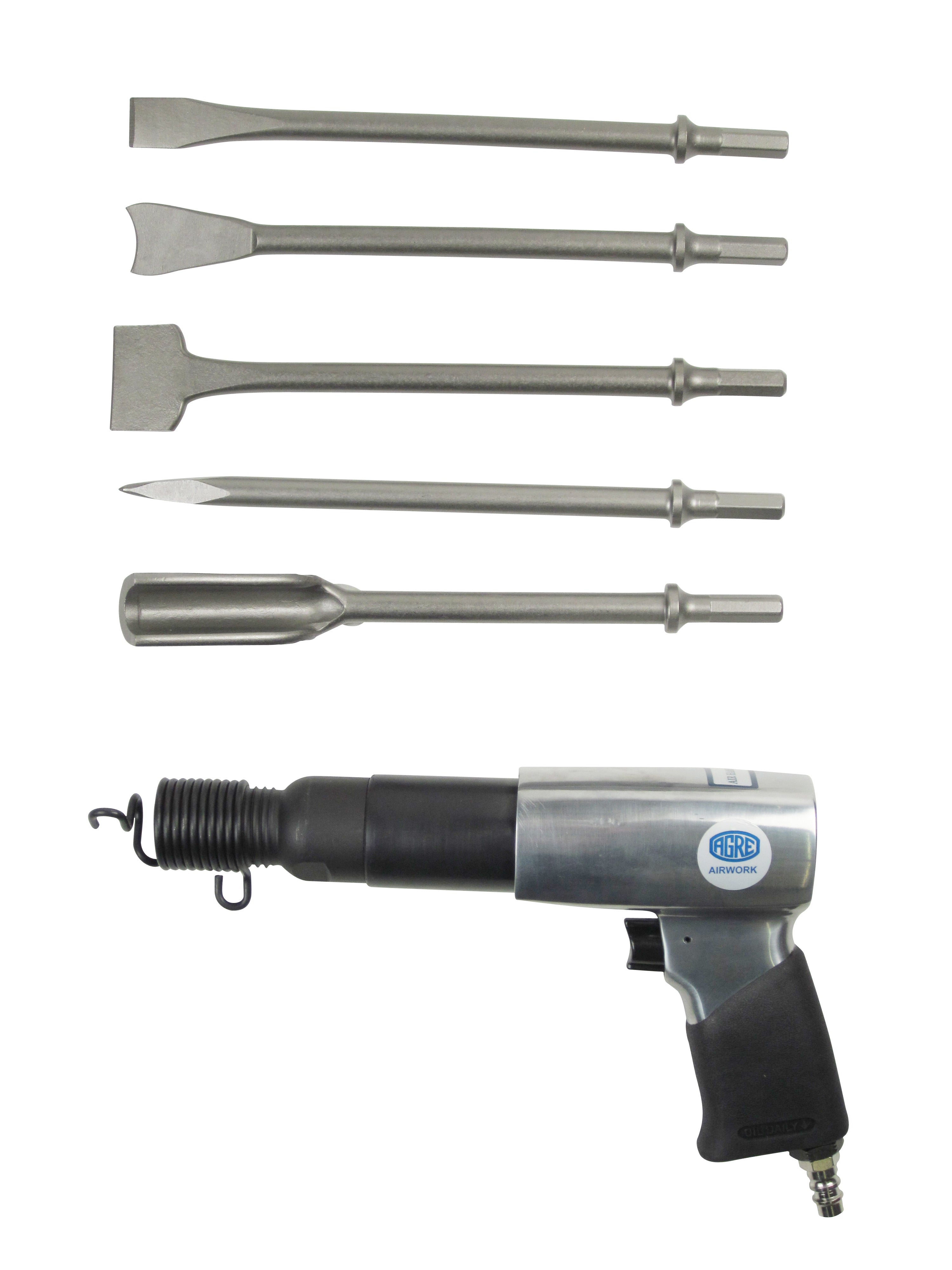 Druckluft-Meißelhammer-Set Airwork