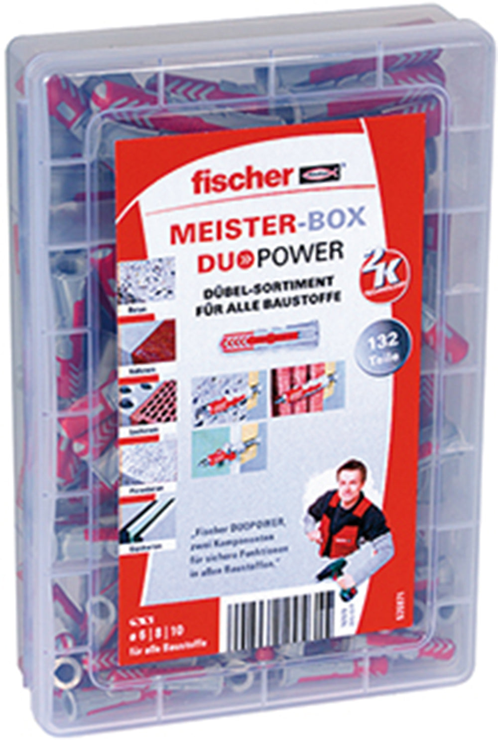 Dübel-Meisterbox 132-tlg.