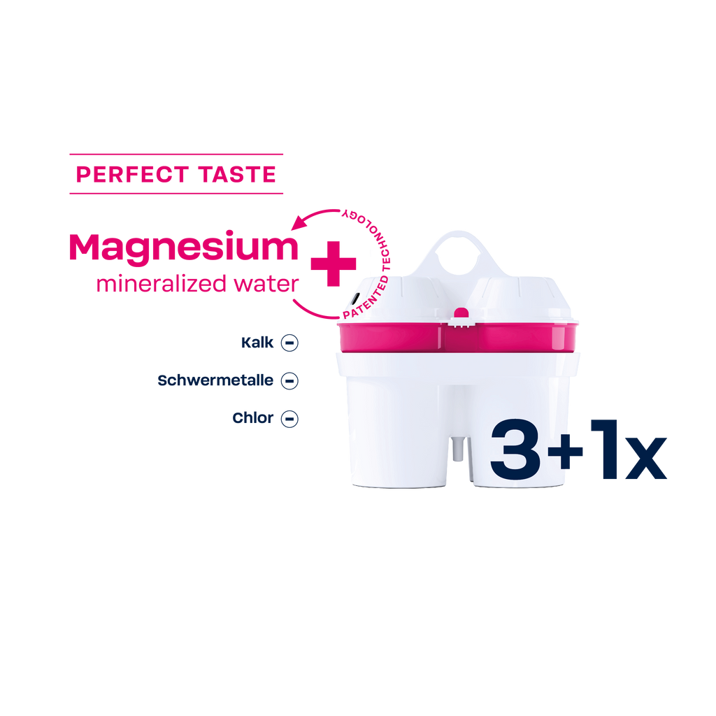 4er Pack Wasserfilter Magnesium