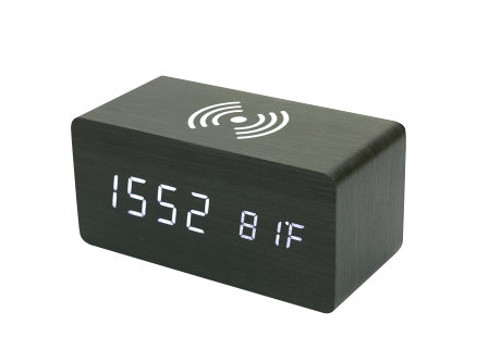 WECKER MIT  WIRELESS CHARGER WC021