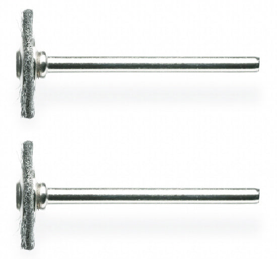 2 Stahldrahtbürsten 428 19 mm Ø