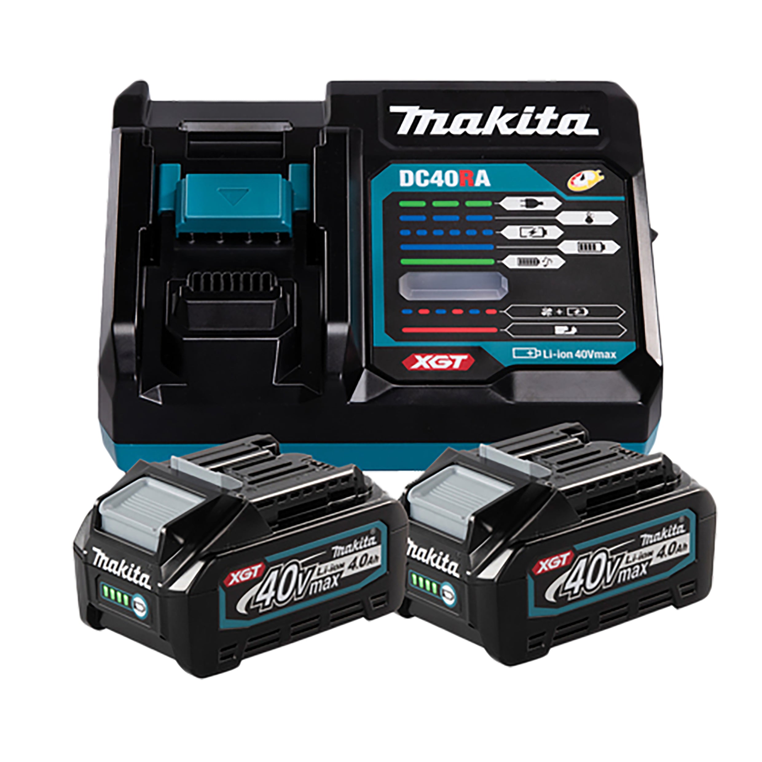 40V Starterset  2 x 4,0 Ah, XGT 40 V max 191L77-9