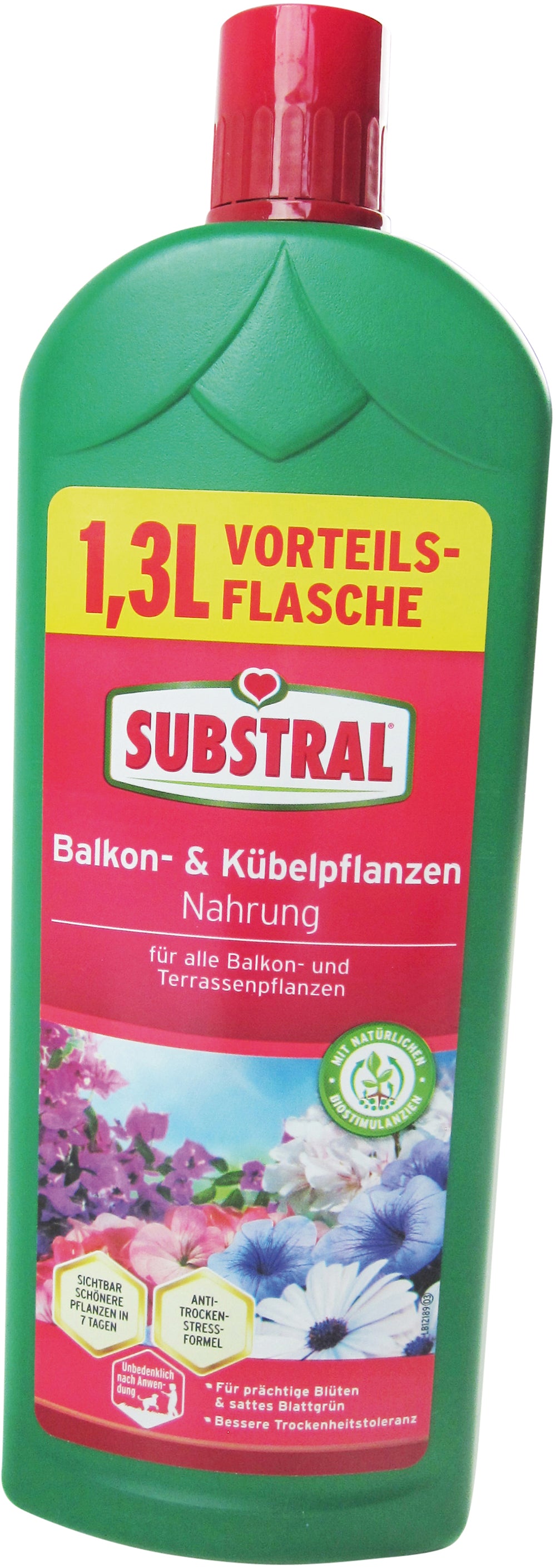 Balkon- und Kübelpflanzennahrung 1,3 l