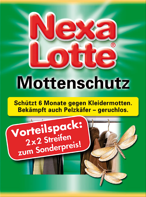 2 x 2 Mottenschutz-Streifen