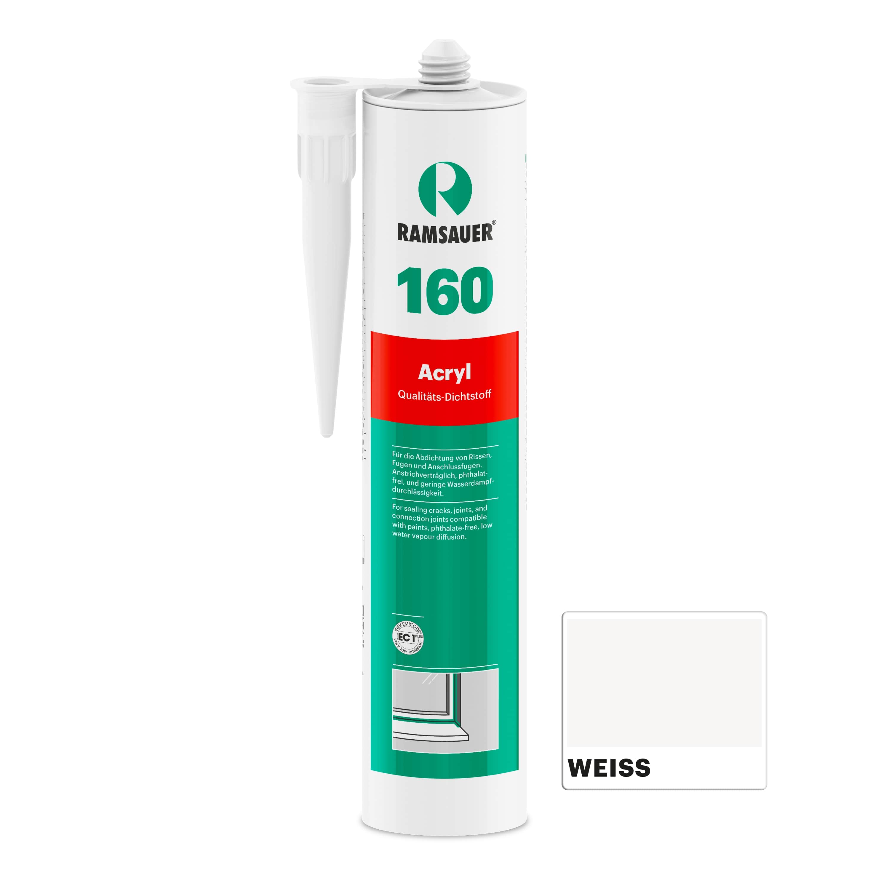 Acryl-Industrie-Dichtmasse weiß 310 ml