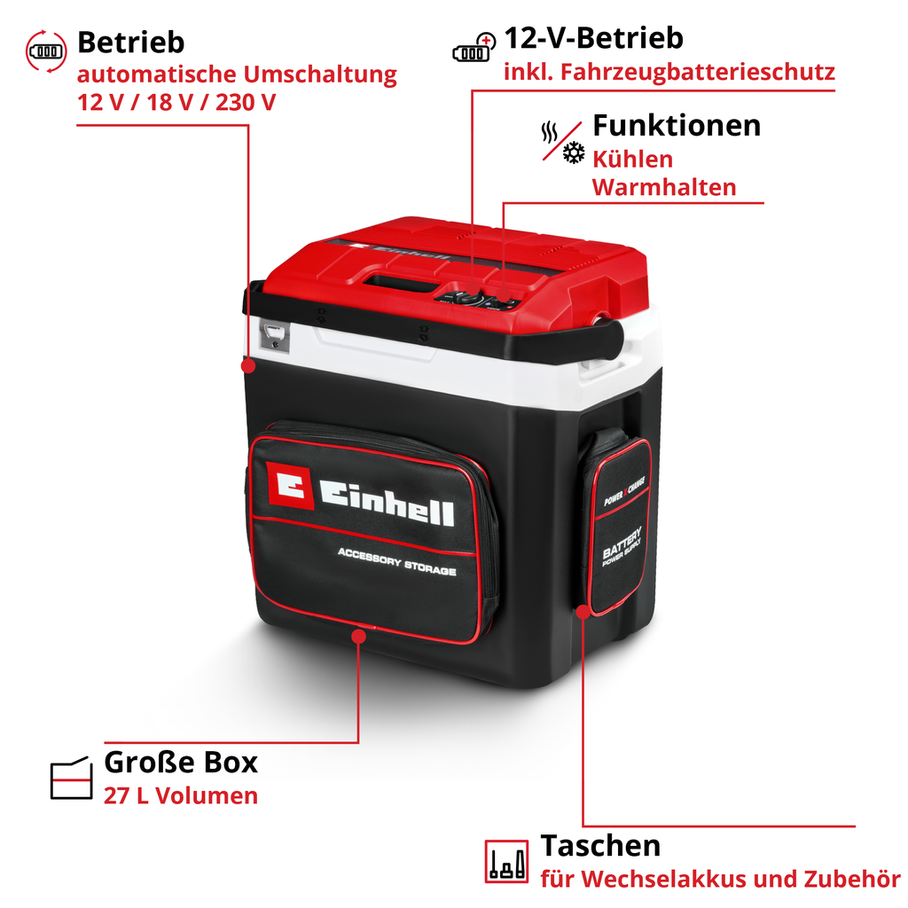 Akku-Kühlbox TE-COL 18/27 Li-Solo