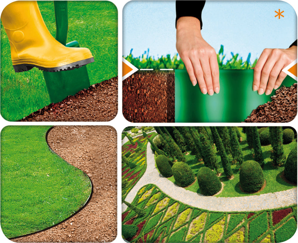 Gartenabgrenzung 15 cm x 9 m