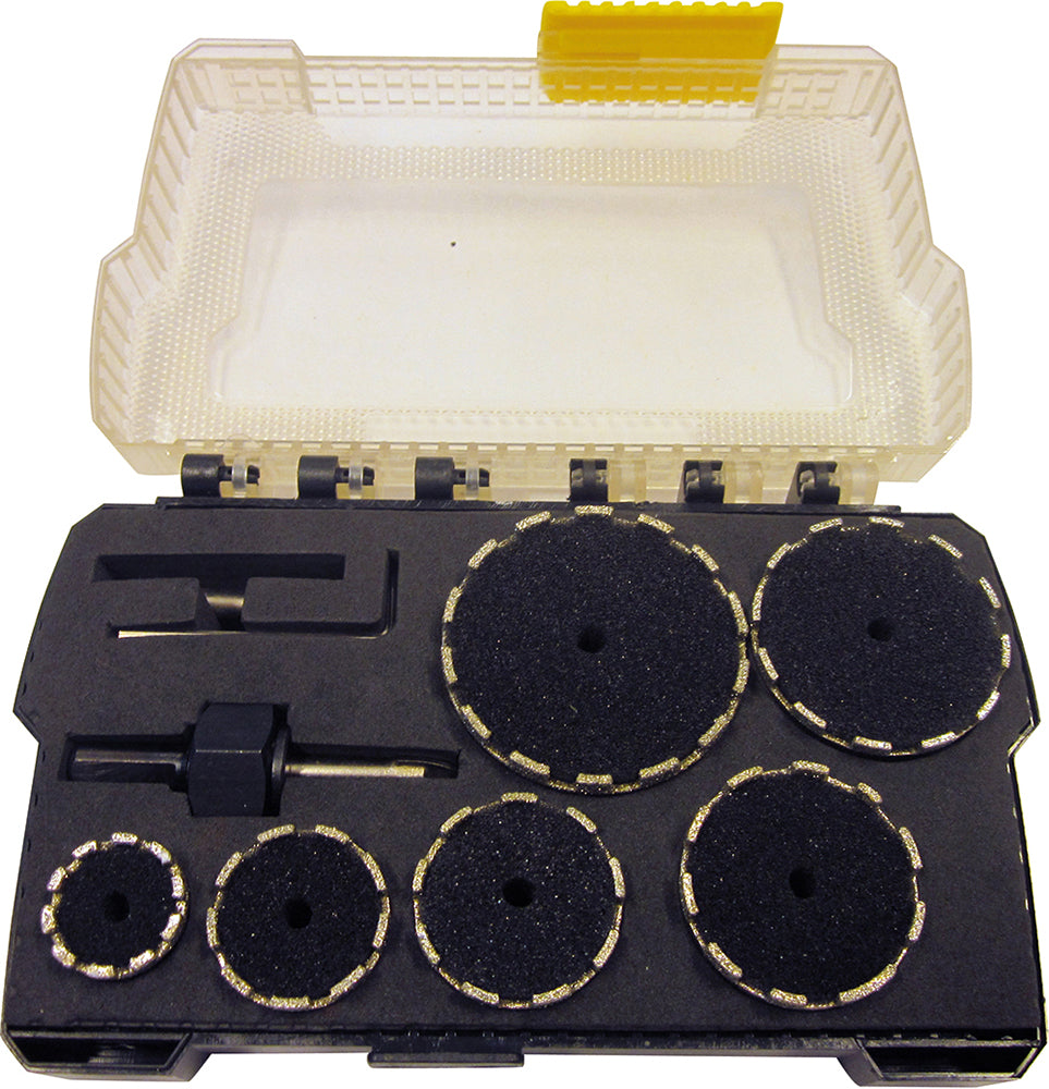 Diamant-Bohrkronen-Set 9-tlg.
