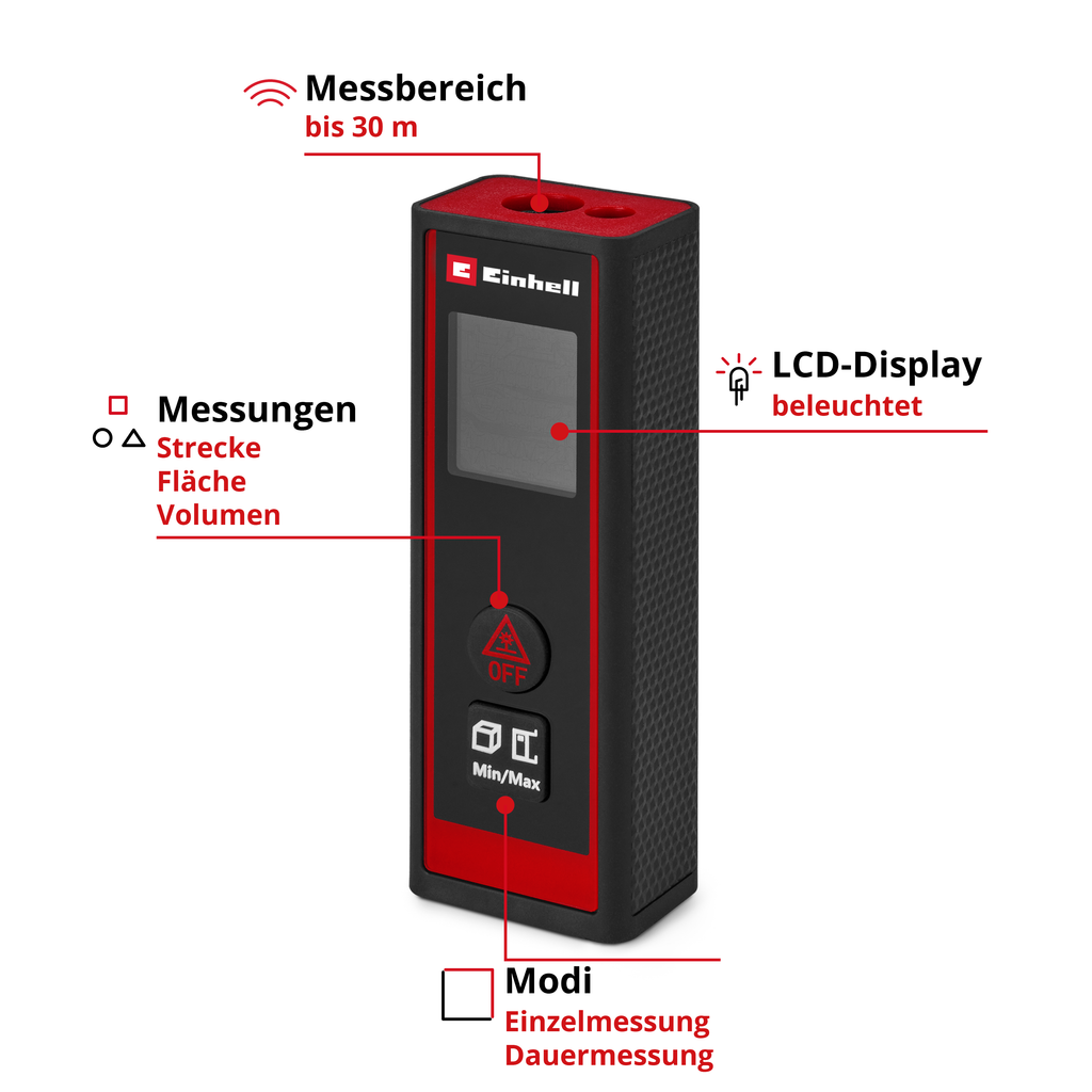 Laser-Distanzmesser TC-LD 30 R