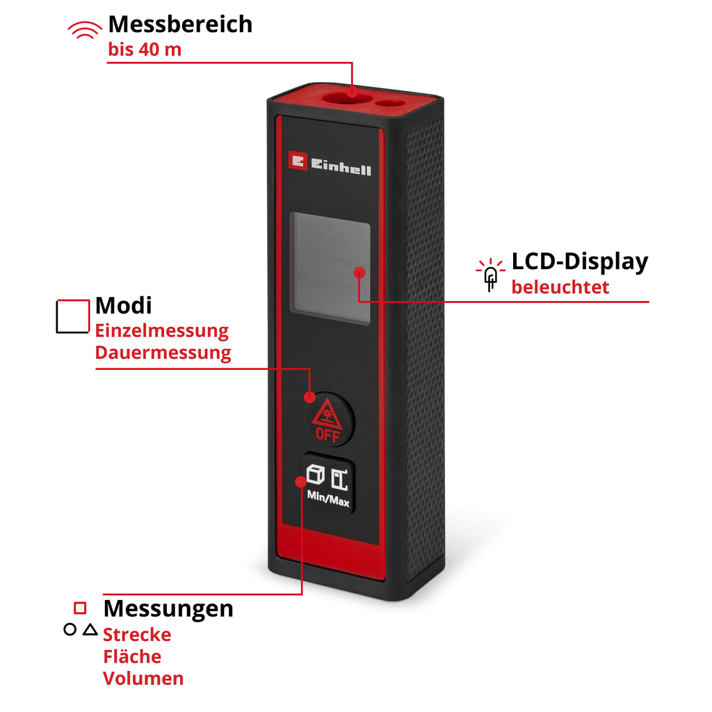 Laser-Distanzmesser TC-LD 40 R