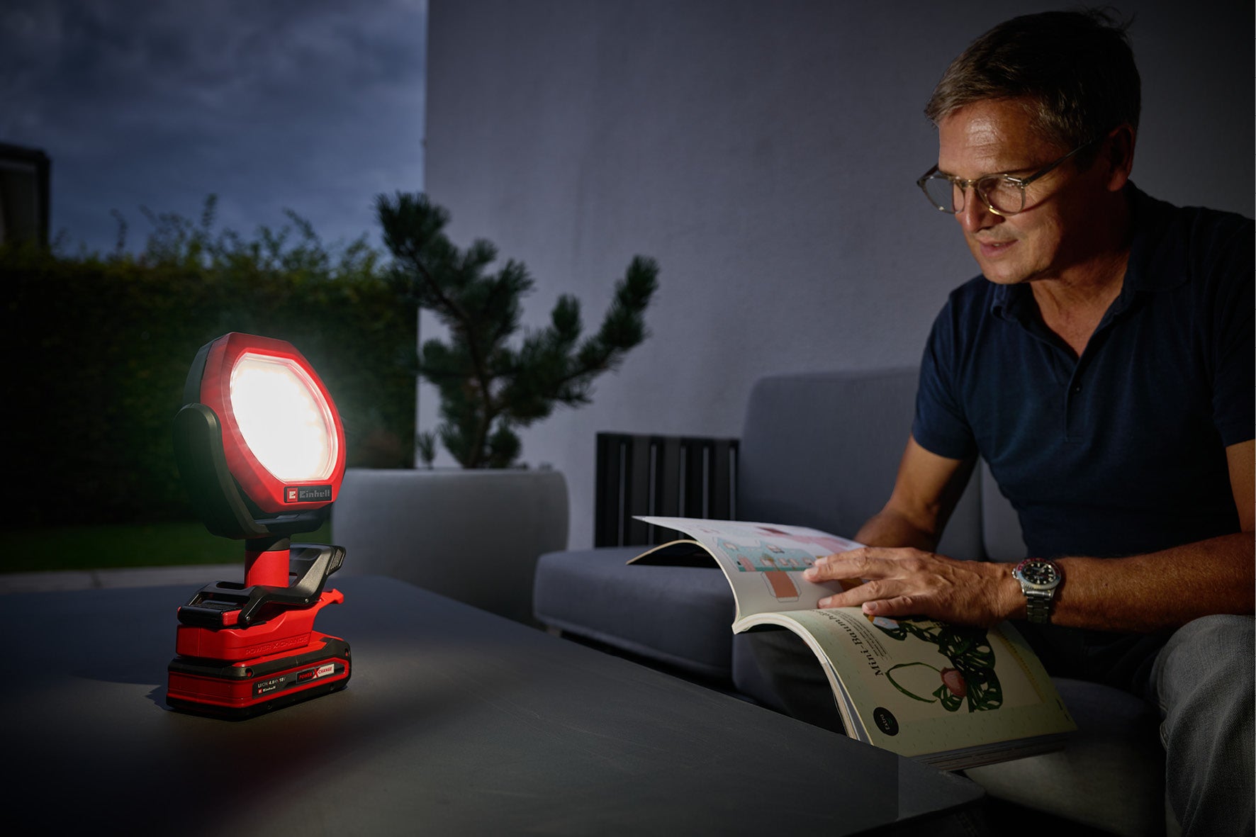 Akku-Outdoor-Lampe GC-OL 18/1500 Li-Solo