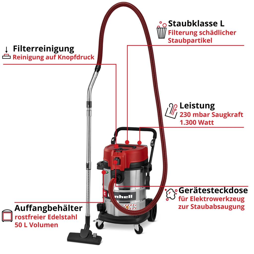 Nass-Trockensauger TE-VC 5090 SACL