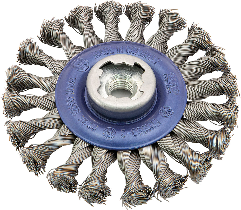 Rundbürste 125 mm Ø gezopft
